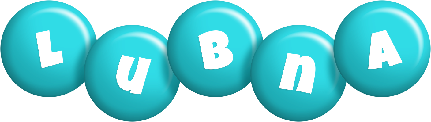 Lubna candy-azur logo