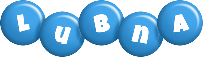 Lubna candy-blue logo