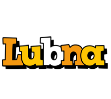 Lubna cartoon logo