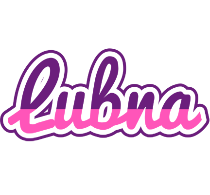 Lubna cheerful logo
