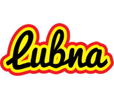 Lubna flaming logo