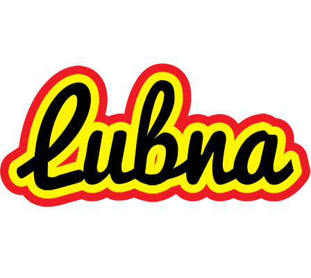 Lubna flaming logo