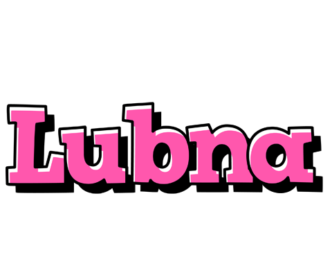 Lubna girlish logo