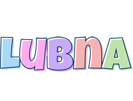 Lubna pastel logo