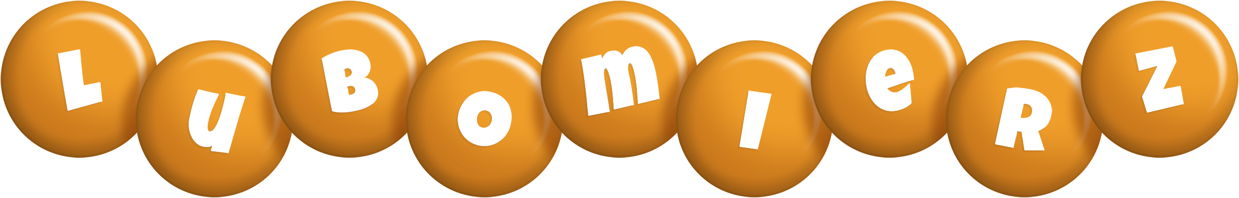 Lubomierz candy-orange logo