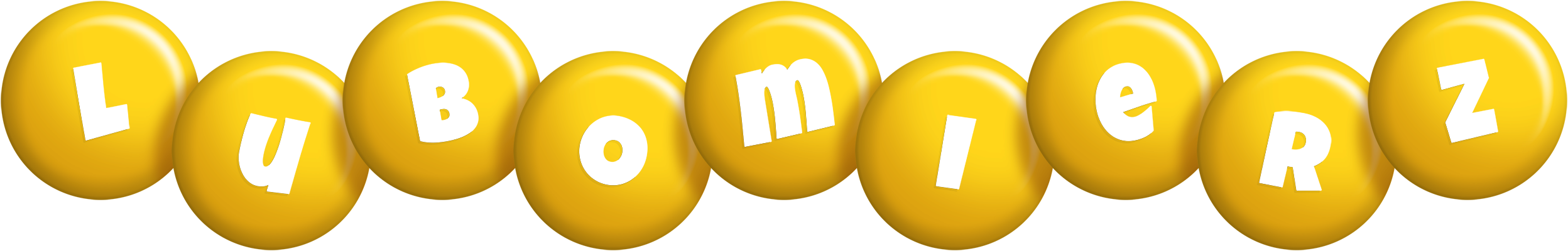 Lubomierz candy-yellow logo