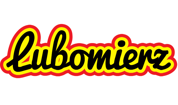 Lubomierz flaming logo