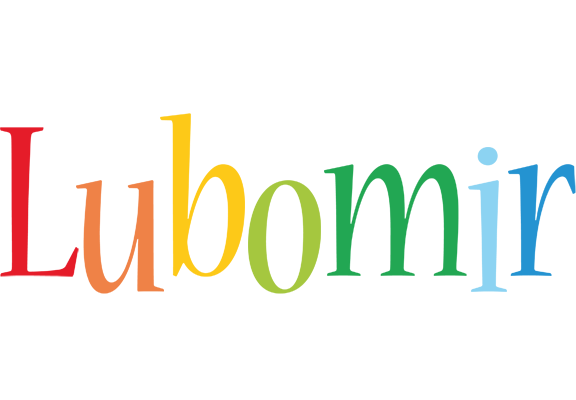 Lubomir birthday logo