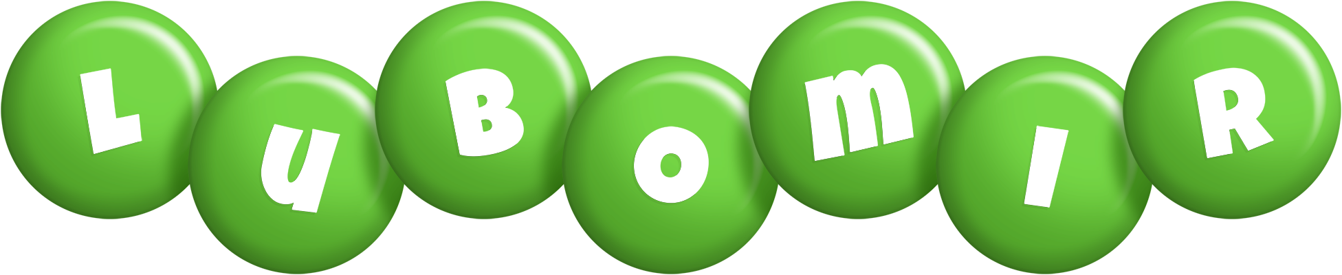 Lubomir candy-green logo