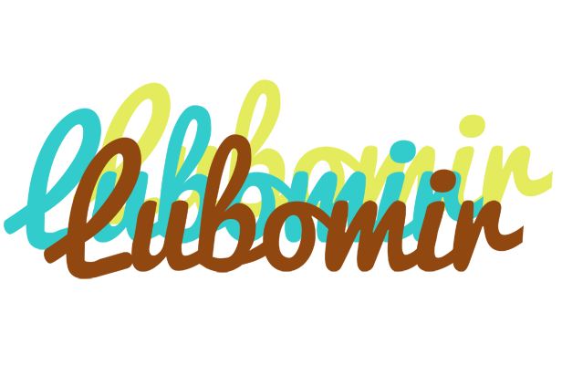 Lubomir cupcake logo