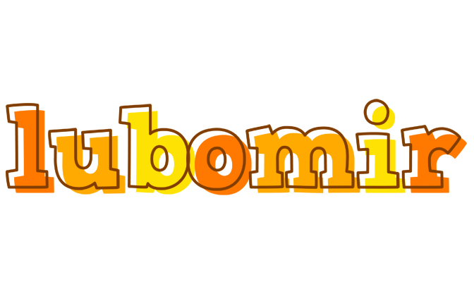 Lubomir desert logo