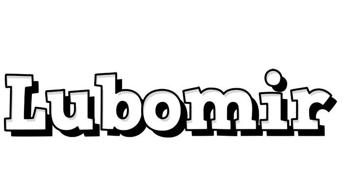 Lubomir snowing logo