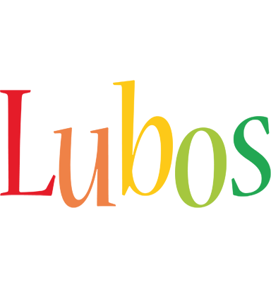 Lubos birthday logo