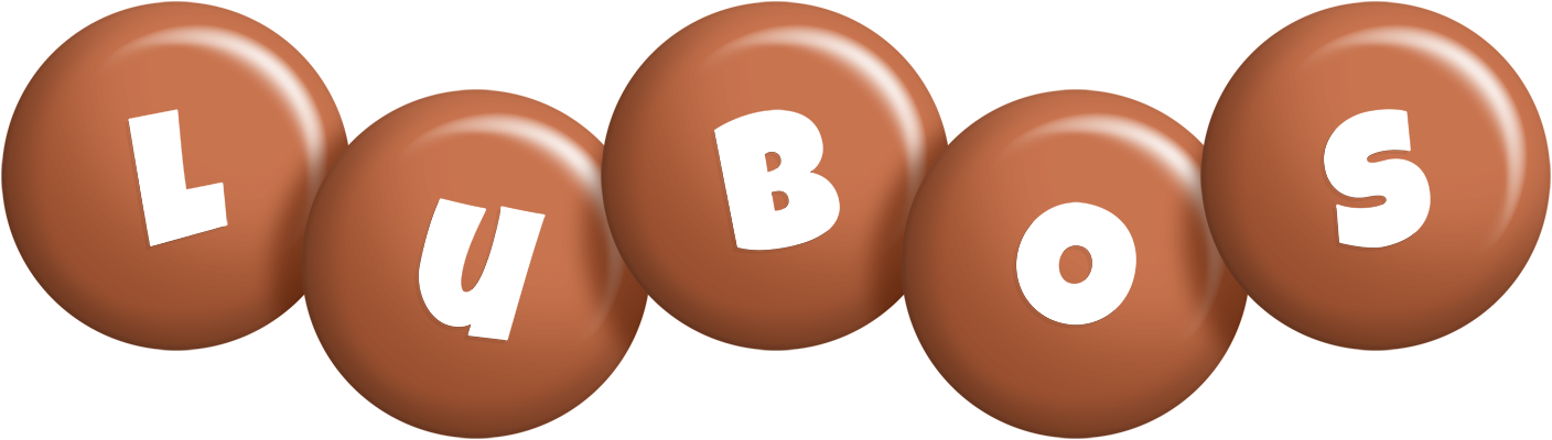 Lubos candy-brown logo