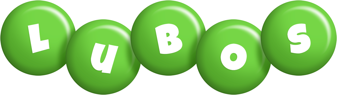 Lubos candy-green logo