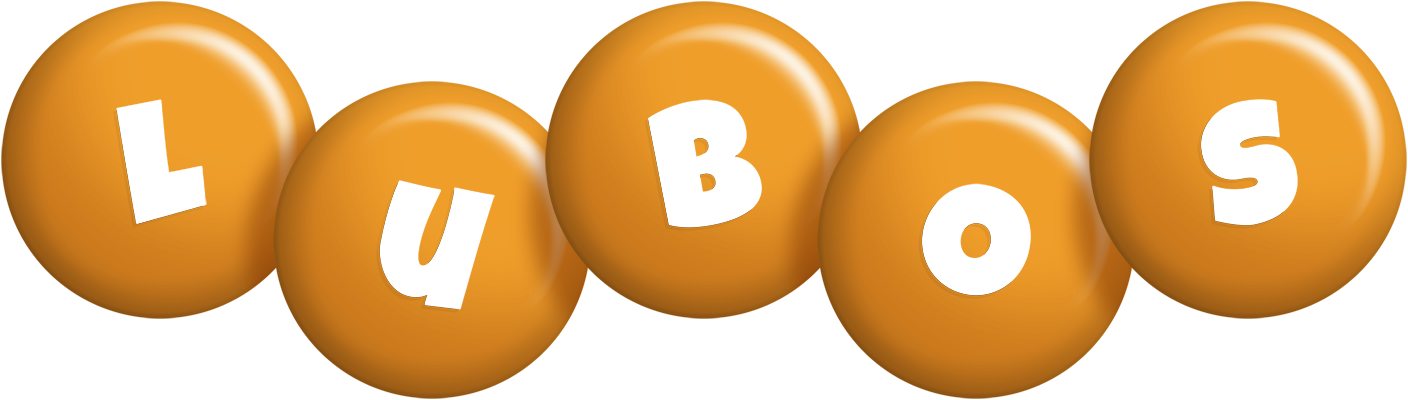 Lubos candy-orange logo