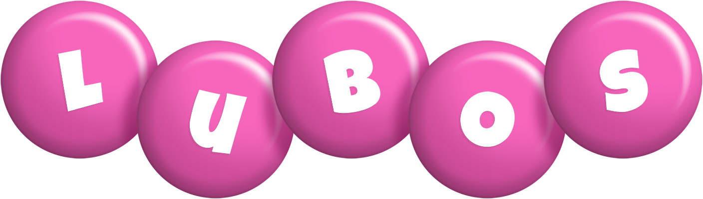 Lubos candy-pink logo