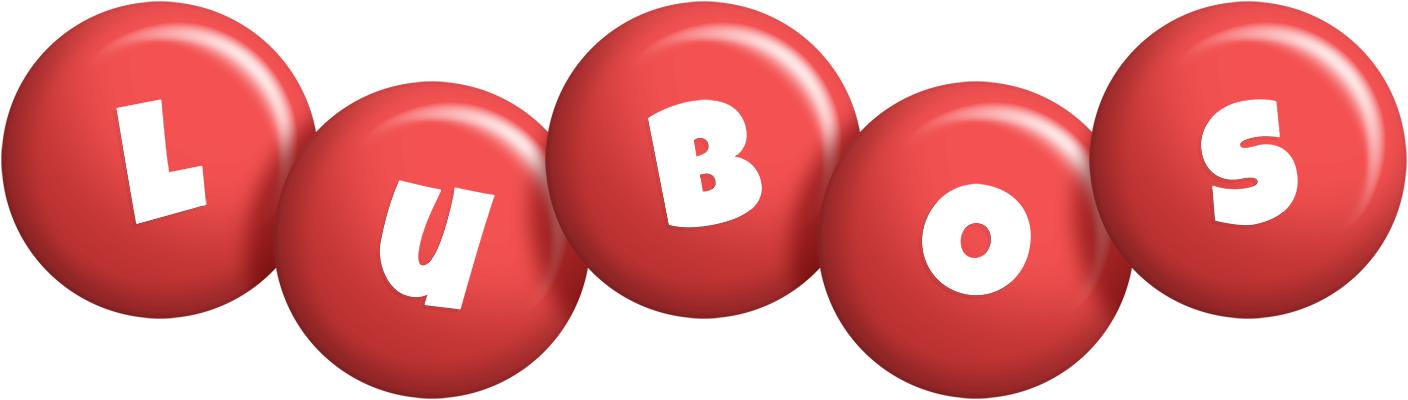 Lubos candy-red logo