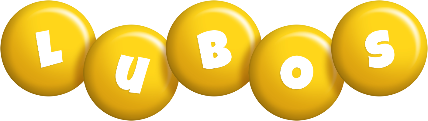Lubos candy-yellow logo