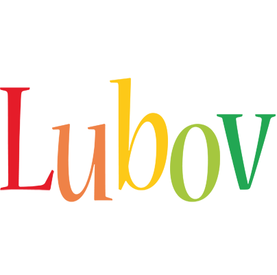 Lubov birthday logo