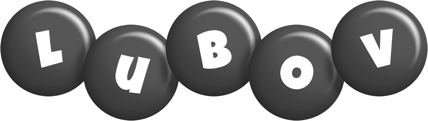 Lubov candy-black logo