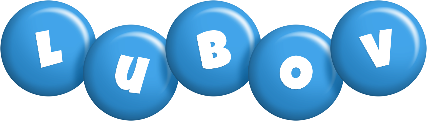 Lubov candy-blue logo