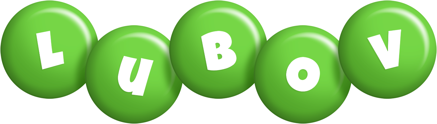 Lubov candy-green logo