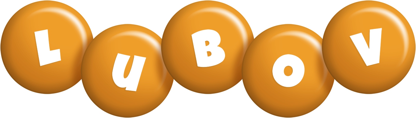 Lubov candy-orange logo