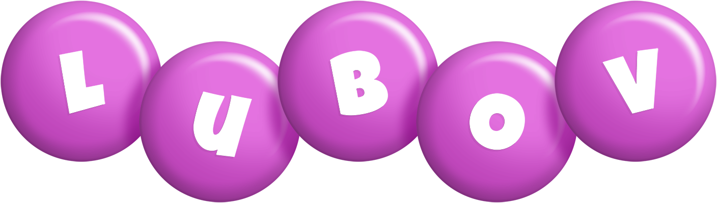 Lubov candy-purple logo