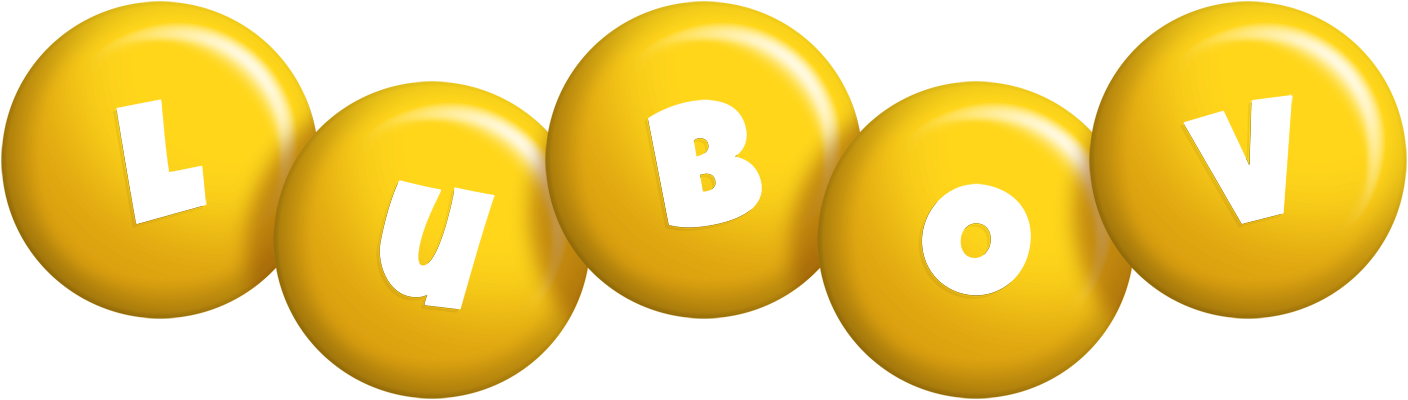 Lubov candy-yellow logo