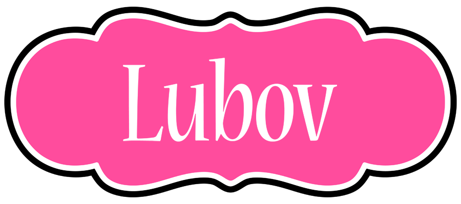 Lubov invitation logo