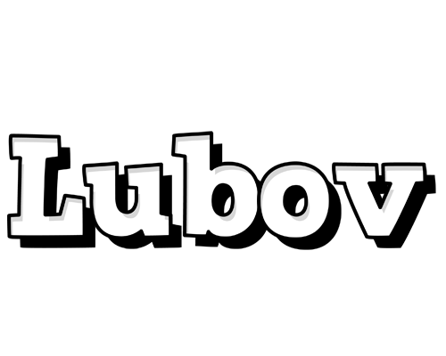 Lubov snowing logo