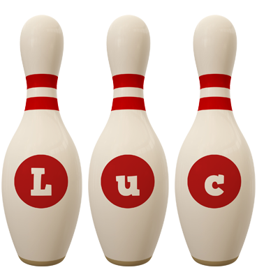 Luc bowling-pin logo