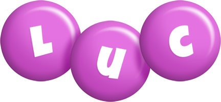 Luc candy-purple logo