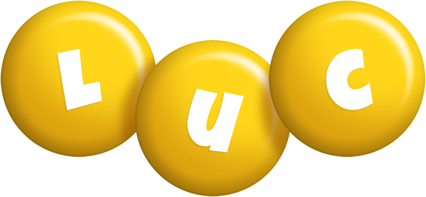 Luc candy-yellow logo