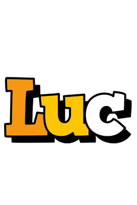 Luc cartoon logo