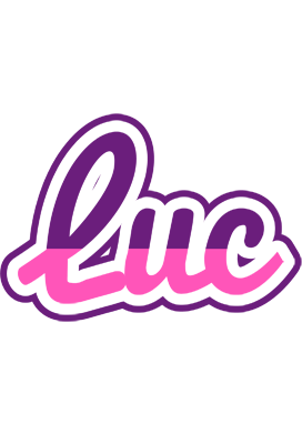 Luc cheerful logo