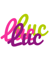 Luc flowers logo