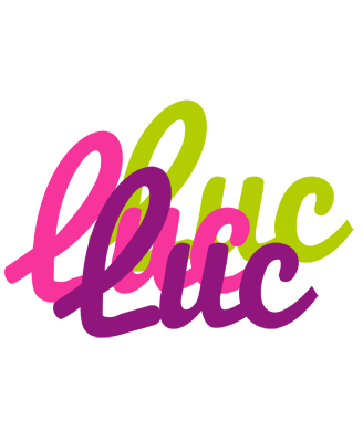 Luc flowers logo