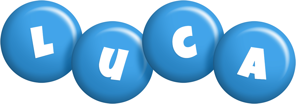 Luca candy-blue logo