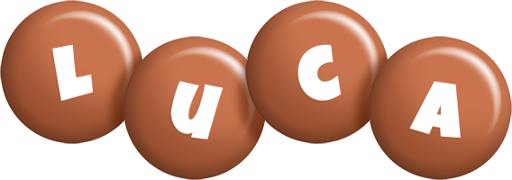 Luca candy-brown logo