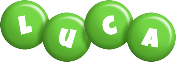 Luca candy-green logo