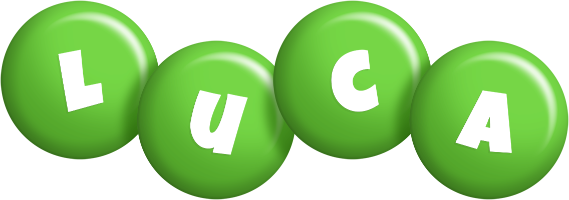 Luca candy-green logo