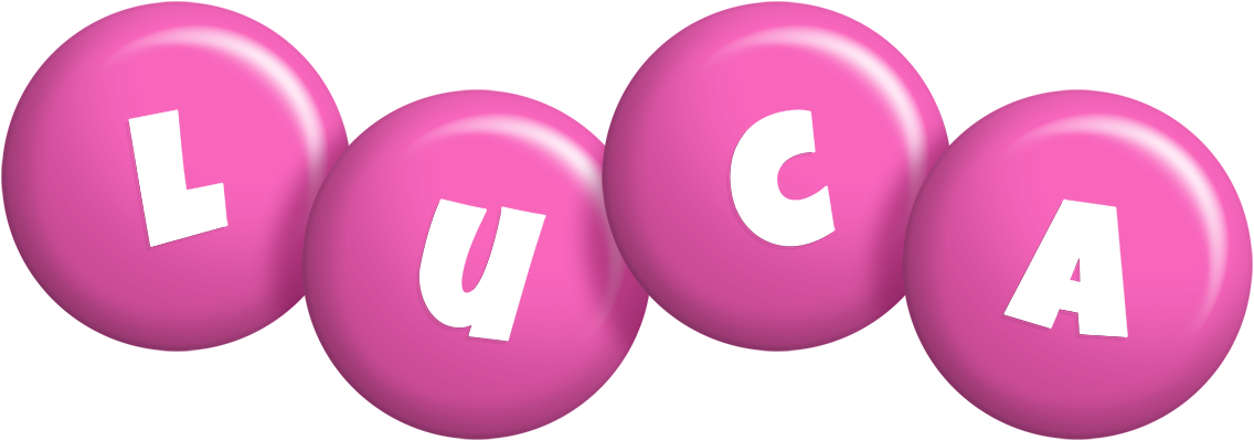 Luca candy-pink logo