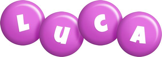 Luca candy-purple logo