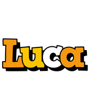 Luca cartoon logo