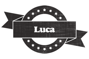 Luca grunge logo