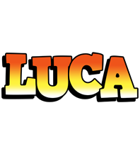 Luca sunset logo