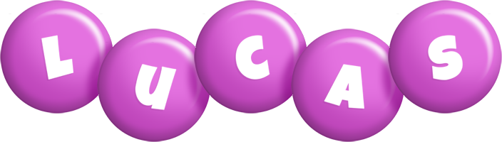 Lucas candy-purple logo