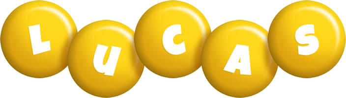 Lucas candy-yellow logo